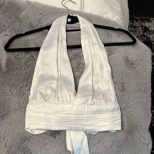 Zara Satin halter top